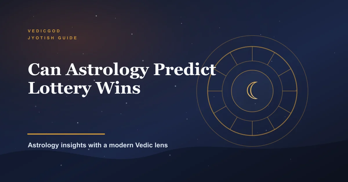 Predict Lottery Wins via Astrology: Truth