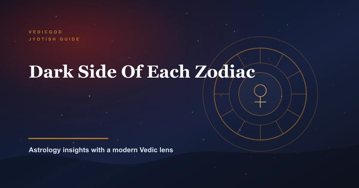 Dark Side of Zodiac Signs: What Are Your Weaknesses?
