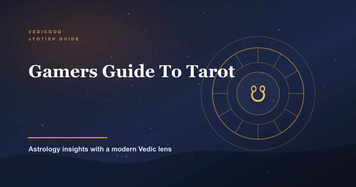 Gamer's Tarot Guide: Use Cards Like Strategy Guides