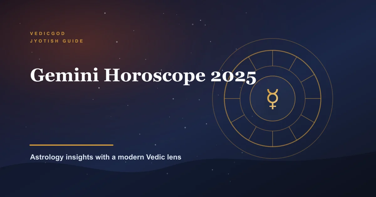 Gemini Horoscope 2025: Love, Career & Key Dates