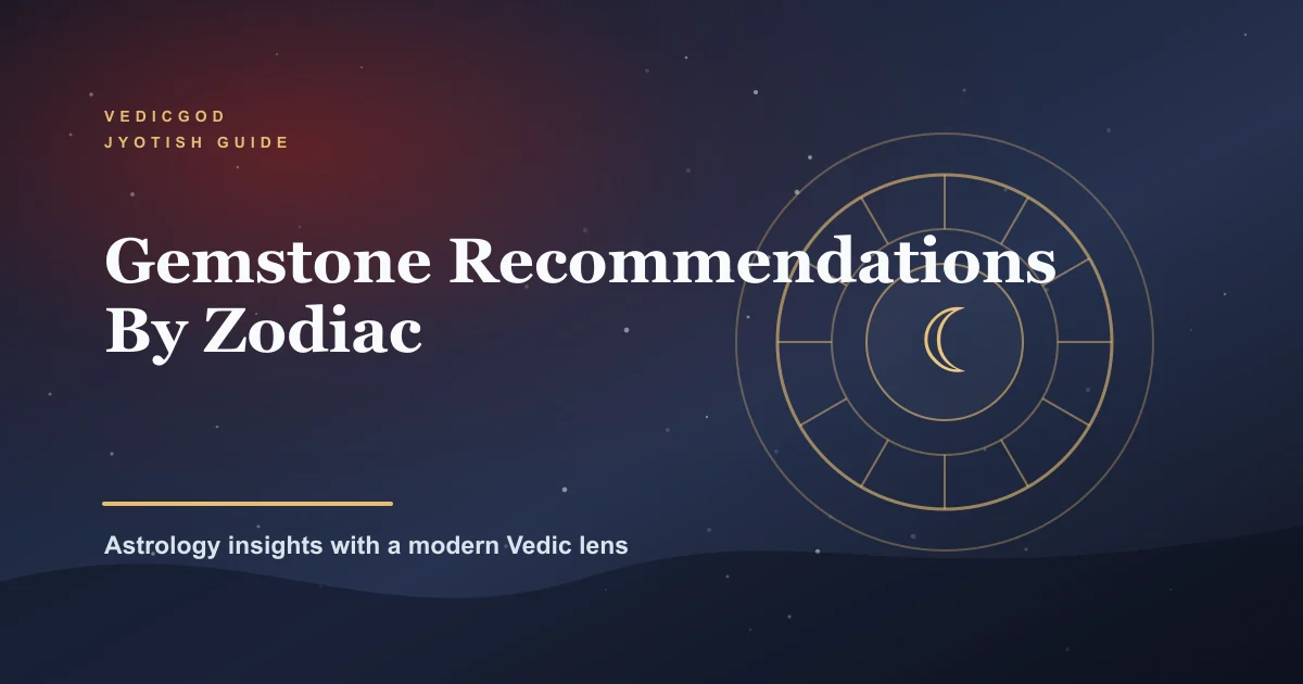 Gemstone Recommendations by Zodiac: Wear This