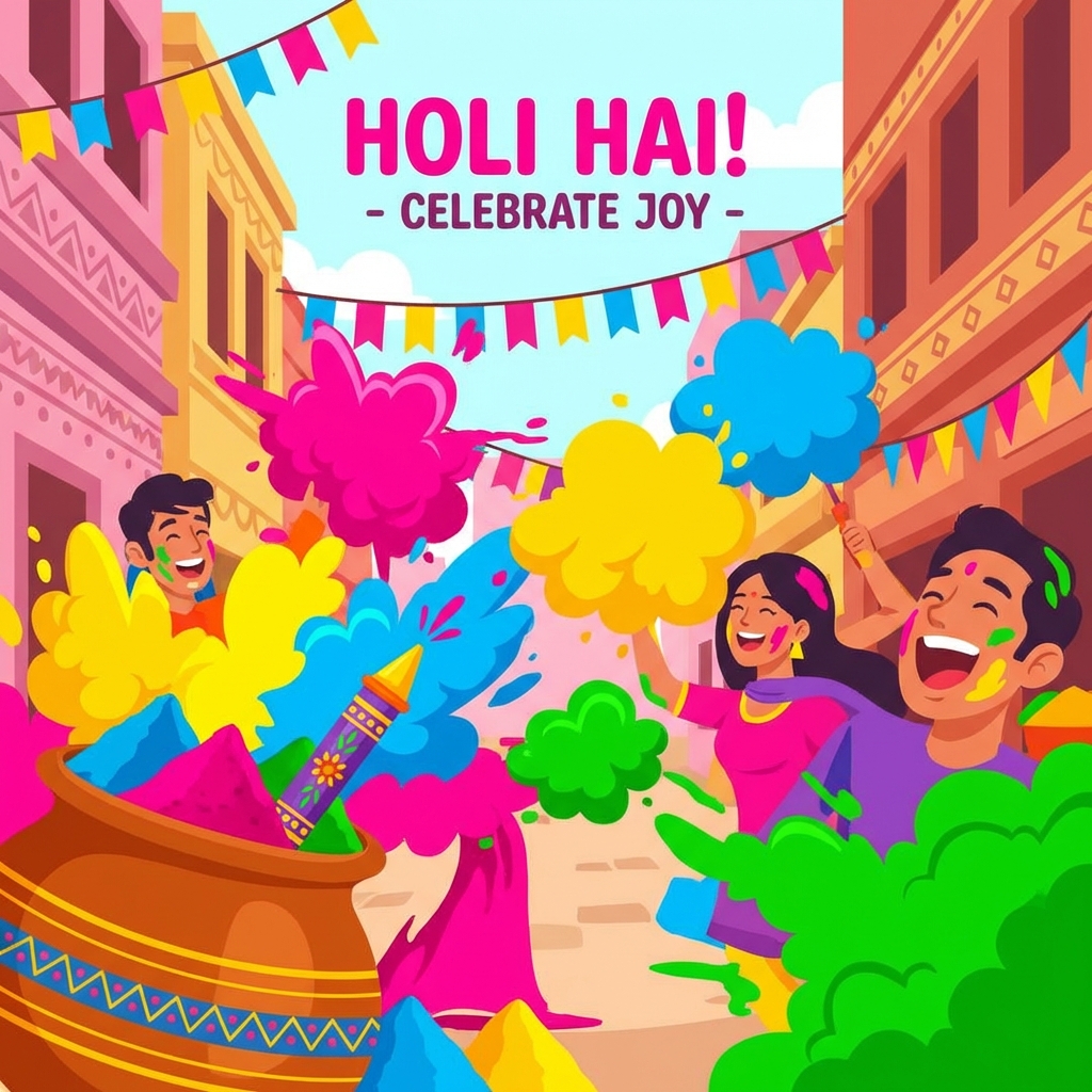Holi 2026 Date: March 4 (Wednesday) & Holika Dahan Muhurat