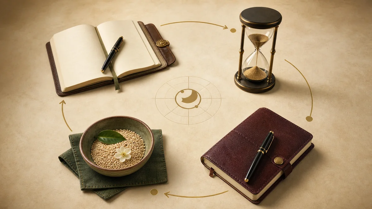 Rahu Mahadasha remedy rhythm showing clarity, charity, mantra, and ethical action