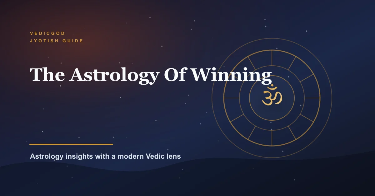 Astrology of Winning: Timing Big Plays