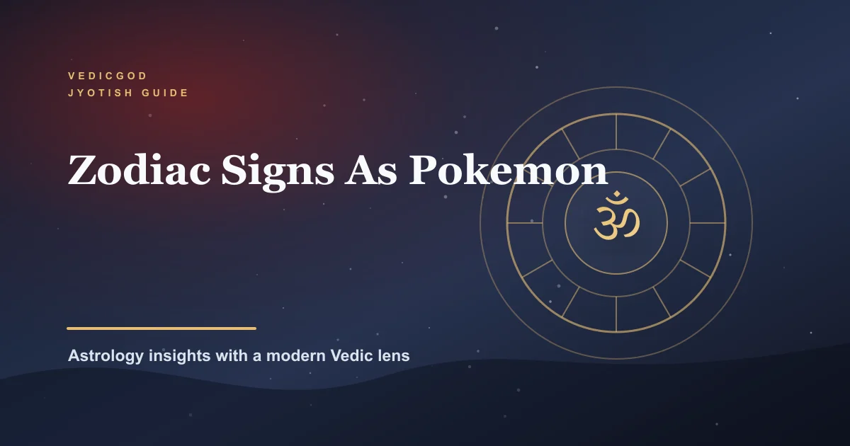 Zodiac Signs as Pokémon: Which Character Matches You?